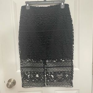 Express Women Black Skirt